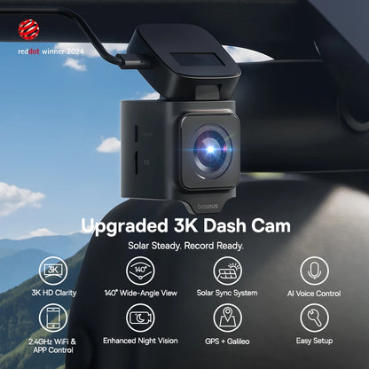 Front And Rear Dash Cam With GPS Galileo 24H Parking - Smarsty