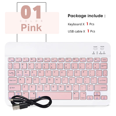 Compact Bluetooth Wireless Keyboard And Mouse For Tablet - Smarsty