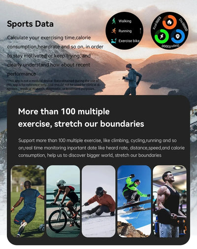 LIGE 1.39 Inch Bluetooth Smart Watch for Men - Smarsty