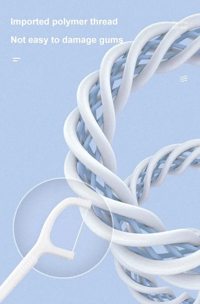Disposable Dental Floss Sticks for Easy Oral Care - Smarsty