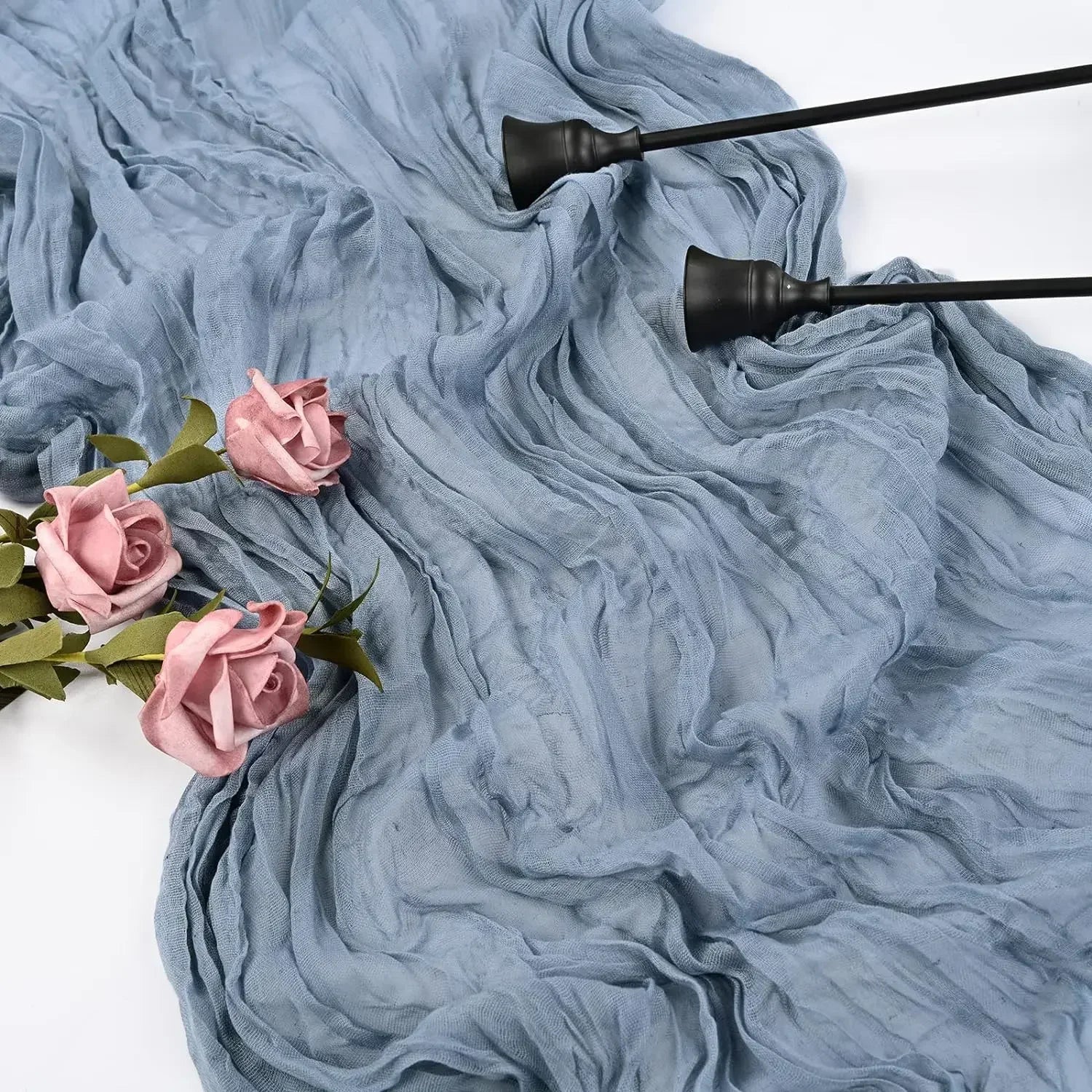Gauze Table Runner for Rustic Beach Weddings - Smarsty