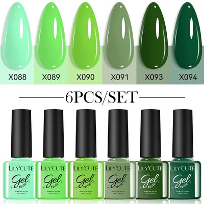 LILYCUTE Coffee Series Gel Nail Polish Kit Set - Smarsty