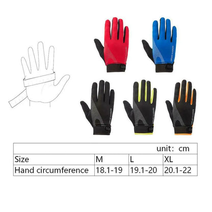 Men Full Finger Cycling Gloves Touch Screen Outdoor Sports - Smarsty