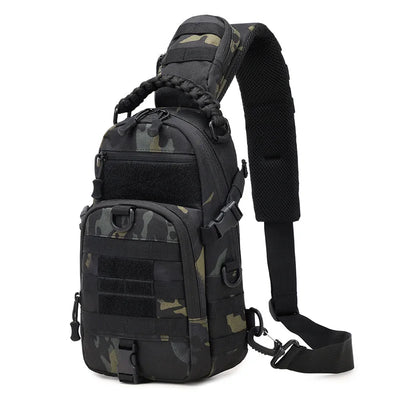 Men's Camping Chest Bag Tactical Sports Shoulder Outdoor Fanny Pack Hiking Climbing Cycling Fishing MOLLE System Sling Bags by Smarsty