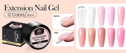 Born Pretty Clear Non Stick Nail Extension Gel - Smarsty