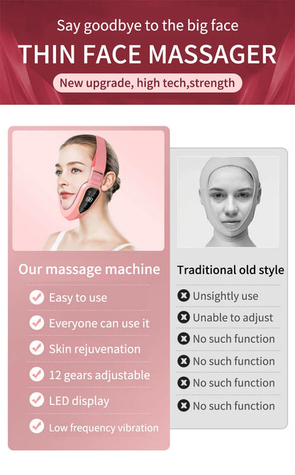 LED Facial Slimming Massager for V Face Lift - Smarsty