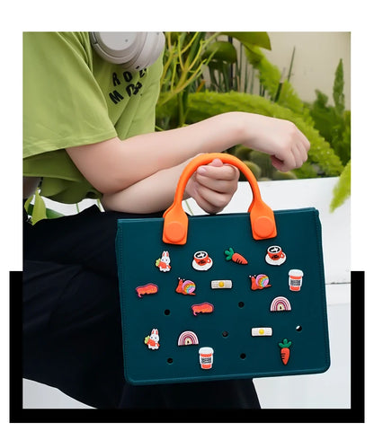 EVA Shoulder Tote Bag Waterproof For Women Beach Storage - Smarsty