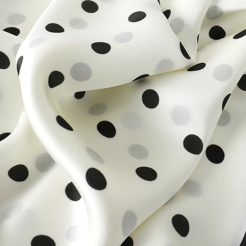 Silk Square Scarf for Women Summer Head Wrap - Smarsty