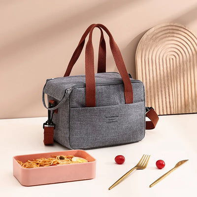 Insulated Portable Lunch Bag For Women Waterproof Tote - Smarsty