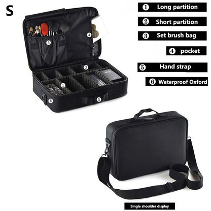 Travel Makeup Case With Large Capacity Cosmetic Organizer - Smarsty