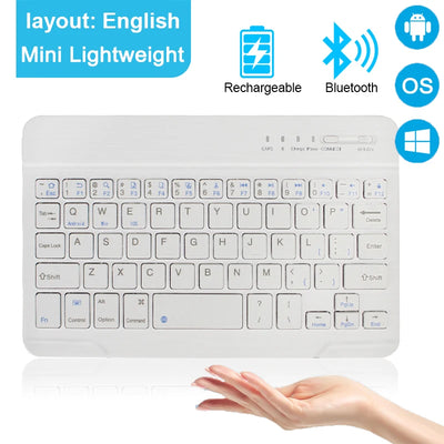 Bluetooth Mini Keyboard for MacBook iPad Rechargeable - Smarsty