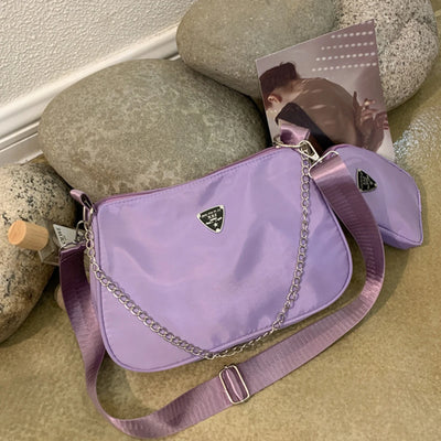 Nylon Crossbody Bag For Women Portable Casual Style - Smarsty