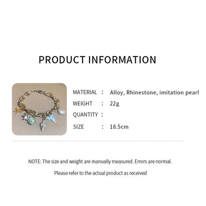 Starfish Shell Conch Bracelet for Women Summer Beach Jewelry - Smarsty