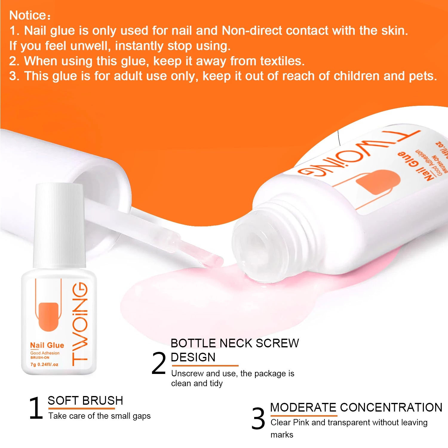 Super Strong Nail Glue for Lasting Adhesion - Smarsty