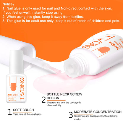 Super Strong Nail Glue for Lasting Adhesion - Smarsty