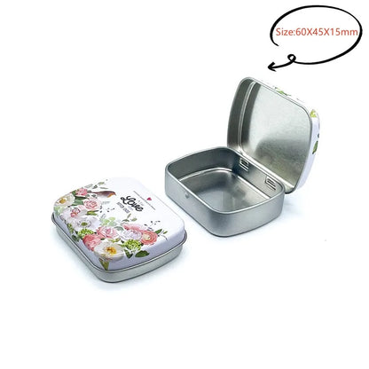 Small Metal Storage Box for Jewelry and Coins - Smarsty