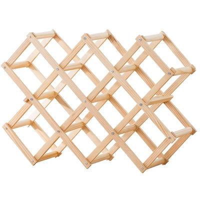 3/10 Bottles Wooden Wine Rack Wine Holders Kitchen Assembled Display Stand Organizer Storage Bar Wine Cabinet Wine Bottle Rack by Smarsty