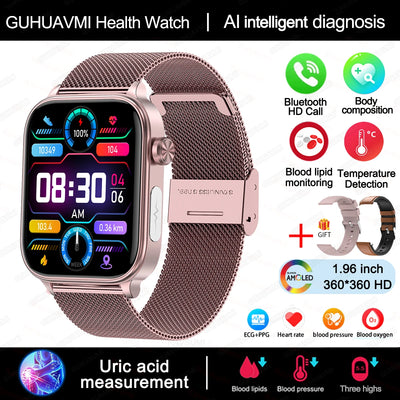 2025 Smart Watch with ECG PPG Health Monitoring - Smarsty