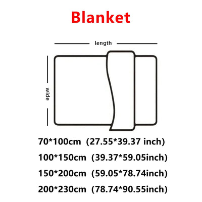 Thickened Striped Multifunctional Blanket for Comfort - Smarsty