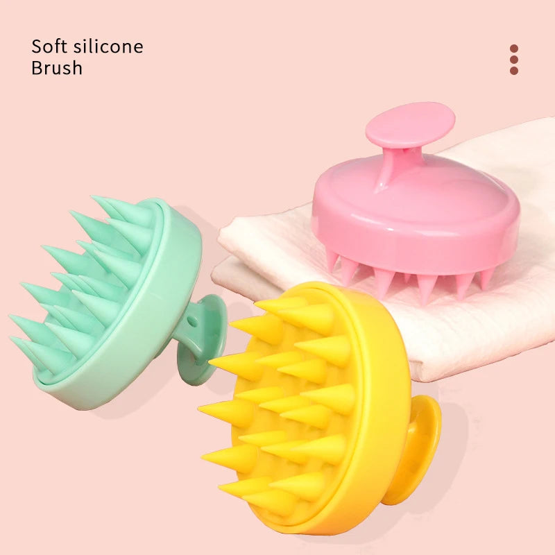 Silicone Scalp Massage Brush for Itchy Roots - Smarsty