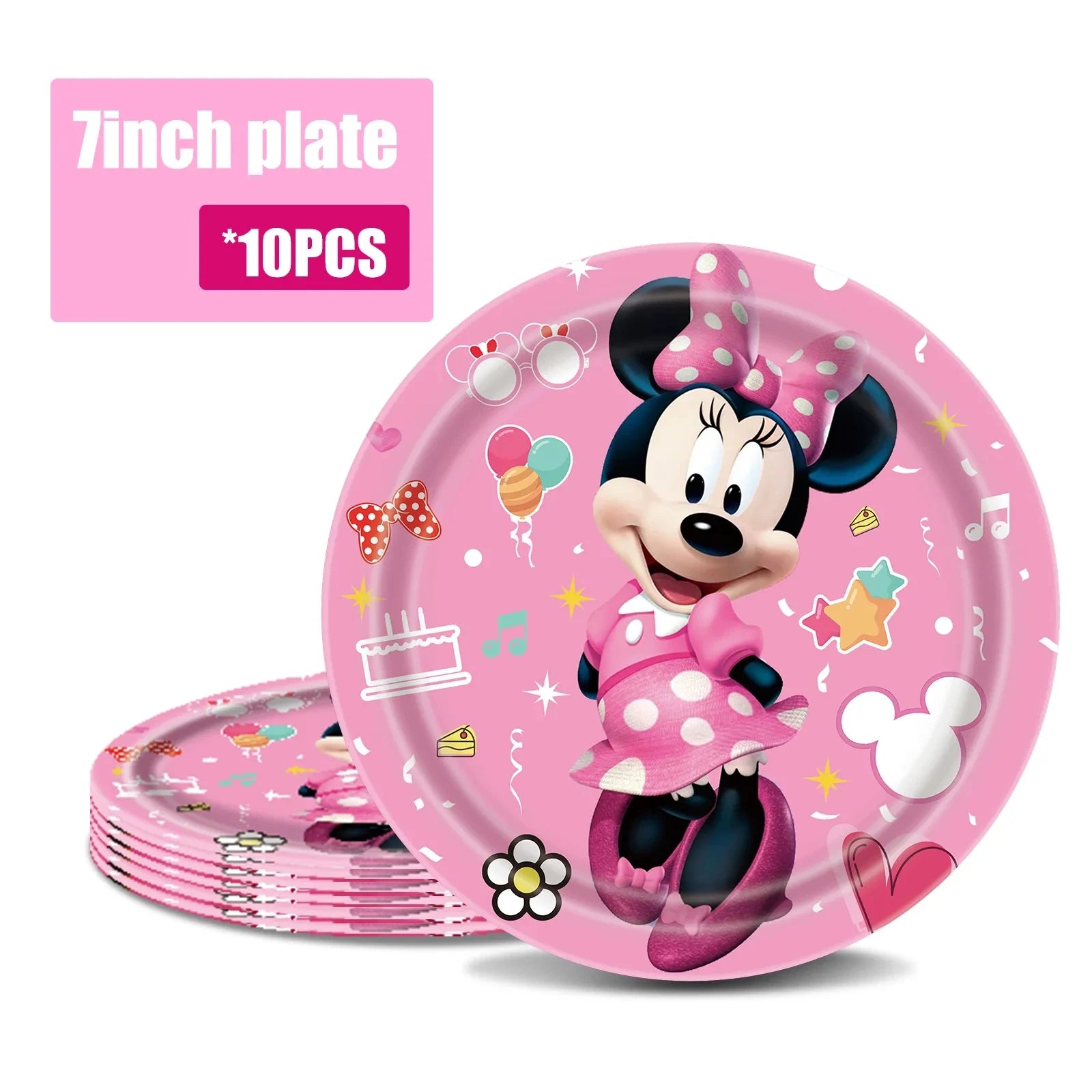 Disney Minnie Mouse Party Supplies Set for Kids Birthdays - Smarsty