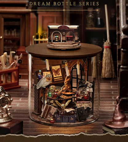 Mini DIY kit for doll house making and assembling room models toys home and bedroom decorations with furniture wooden crafts by Smarsty