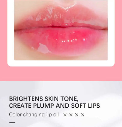 Crystal Jelly Lip Glow Oil 6ml Moisturizing Plumping Lip Gloss Makeup Sexy Plump Lip Glow Oil Tinted Lips Plumper Care Cosmetics
