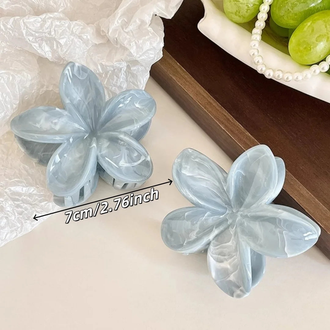 Floral Hair Clip With Strong Grip Lightweight Design - Smarsty