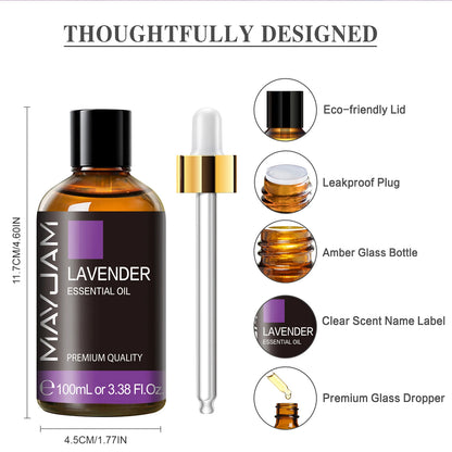 MAYJAM 100ml Pure Essential Oil for Relaxation - Smarsty
