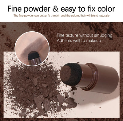 Hairline Shadow Powder Hair Waterproof Hairline Root Cover Up Natural Black Brown Eyebrow Contour Stick Repair Fill in Hair Tool - Smarsty