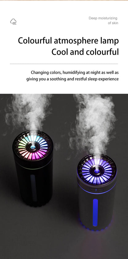 Portable Wireless Car Humidifier with RGB Lights - Smarsty