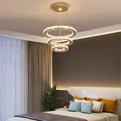 French luxury crystal chandeliers Hall living room Led ceiling lamp pendant ceiling light Room Kitchen Dining table decoration ﻿ - Smarsty