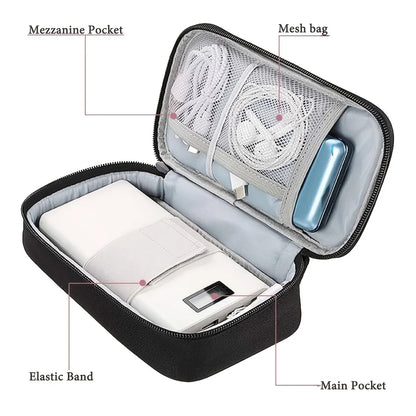 Travel Cable Organizer Case Zipper for Electronics - Smarsty
