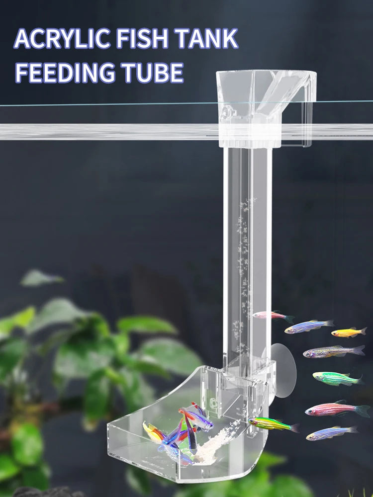 Plastic Feeding Tube for Easy Aquarium Feeding - Smarsty