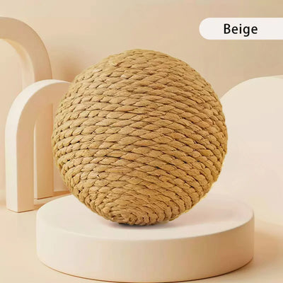 Interactive Sisal Cat Scratching Ball Toy for Dental Care - Smarsty