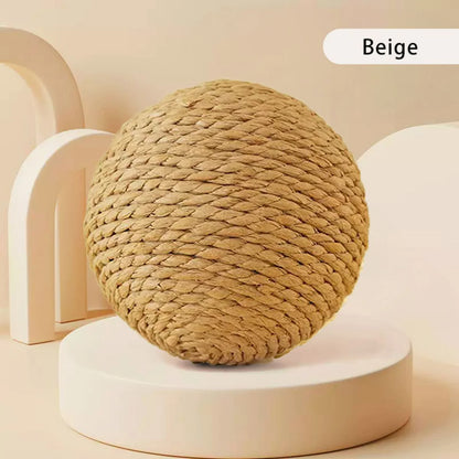Interactive Sisal Cat Scratching Ball Toy for Dental Care - Smarsty