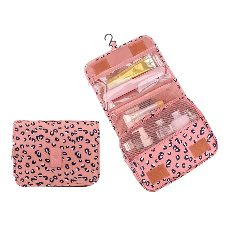 Waterproof Cosmetic Bag Travel Pouch With Hook Organizer - Smarsty