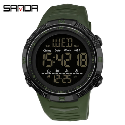 SANDA Military Sport Watch for Men Waterproof Shockproof Design - Smarsty
