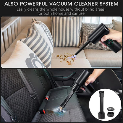 Cordless Air Duster Vacuum Cleaner Portable 7500mAh
