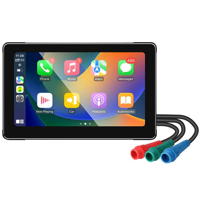 7 Inch Motorcycle GPS Navigation With Wireless CarPlay IP67 - Smarsty