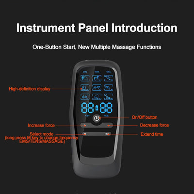 Electric EMS Muscle Stimulator with Built-in Battery - Smarsty