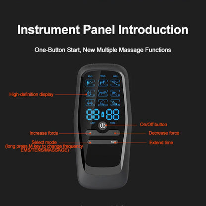 Electric EMS Muscle Stimulator with Built-in Battery - Smarsty