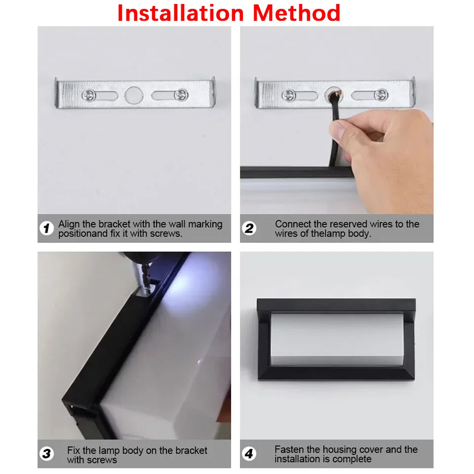 LED Wall Light With Motion Sensor For Outdoor Use - Smarsty