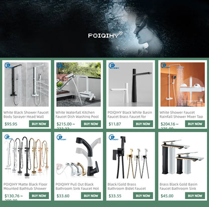 White Smart Sensor Basin Faucet with Digital Display - Smarsty