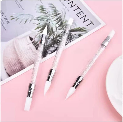 Double Head Silicone Nail Art Pen for Creative Designs - Smarsty