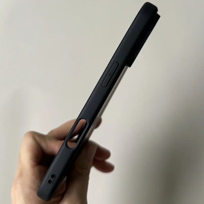 Smarsty Matte Silicone Phone Case Full Coverage Anti Fingerprint -
