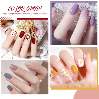 Acrylic Gel Nail Extension Kit with UV LED Lamp - Smarsty