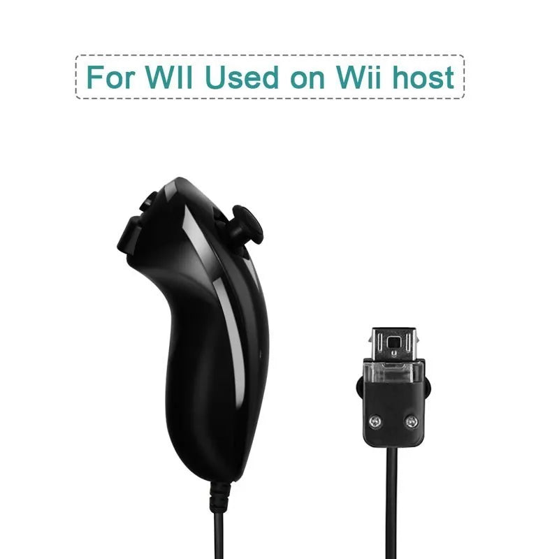 Wired Nunchuck Controller for Nintendo Wii Gaming - Smarsty