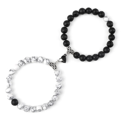 Natural Stone Couple Bracelets Set for Friendship - Smarsty