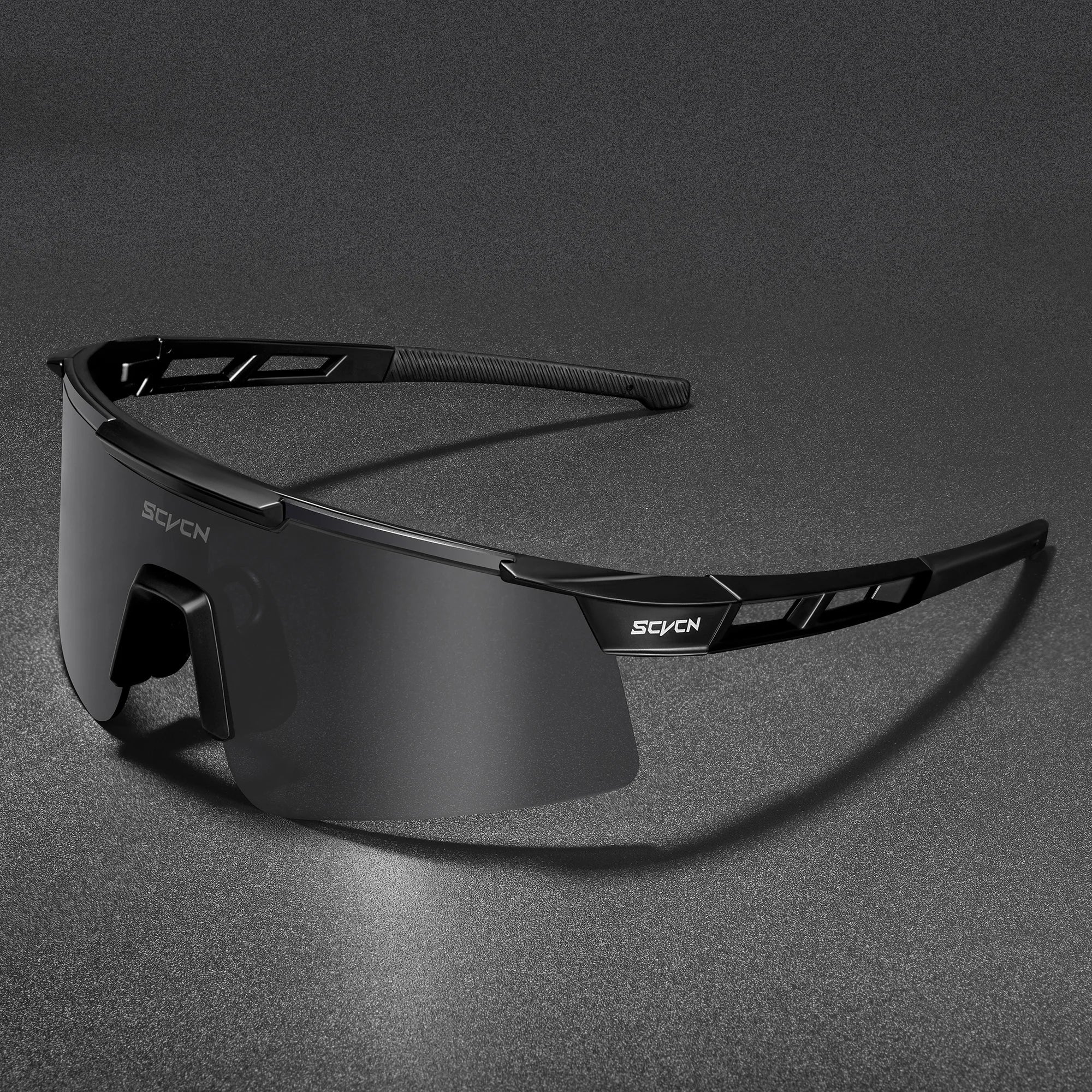 SCVCN Photochromic Cycling Glasses Bike Mountain Bicycle Golf UV400 Sunglasses Sport Protection Glasses for Men Women Baseball